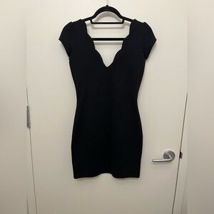 Cooperative Black Cut Out Backless Bodycon Mini Dress